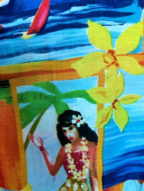 Artisan Tiki Beaded Tunic w/ Pockets