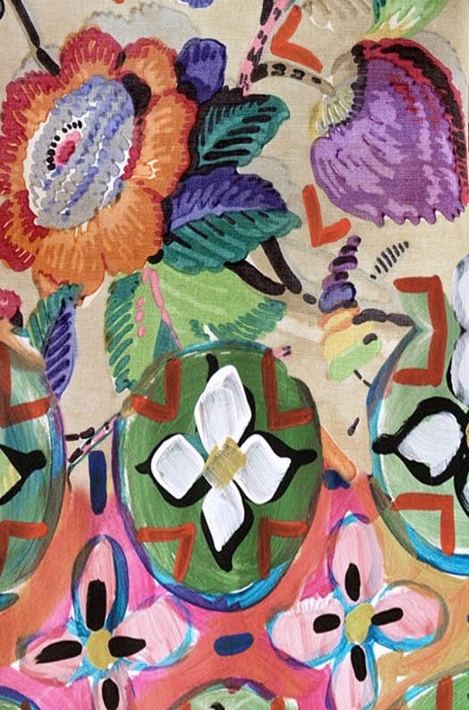 Urban Floral Cotton Modal Scarf