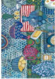 Folk Indigo Cotton Modal Scarf