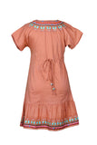 Spice Butterfly Embroidered and Beaded Tunic