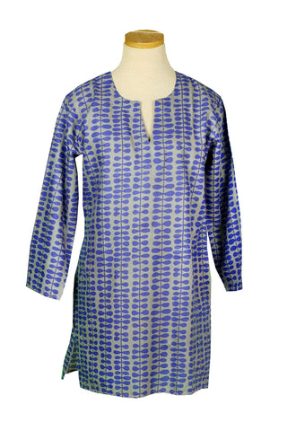 Gray and Royal Blue Willow