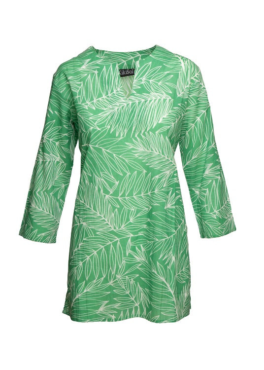 Kelly Green Frond KikiSol Tunic | shopkikisol Kelly Green Frond KikiSol Tunic | shopkikisol