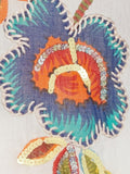 Artisan White Embroidered Floral Short KikiSol Tassel Top